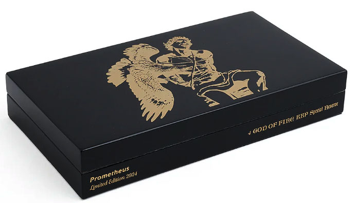 ���������� ����� ����� God of Fire KKP Never Back Down Special Reserve Set Black 4 Cigars