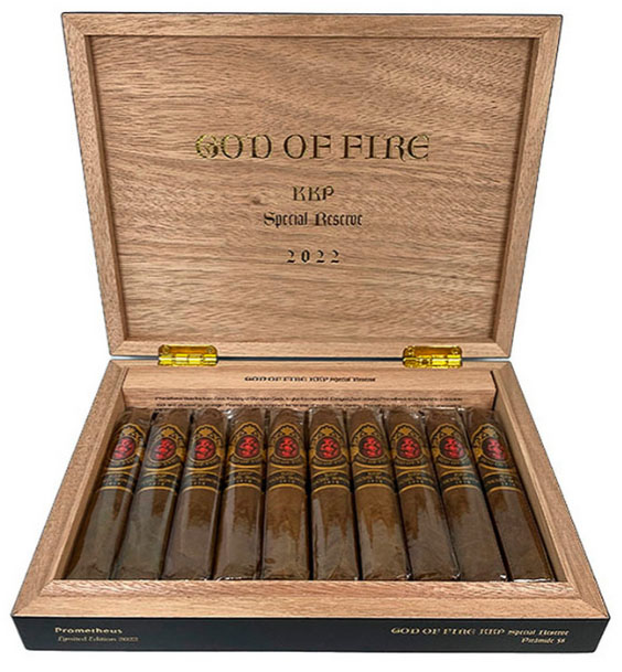 ������ God of Fire KKP Never Back Down Piramide 58 in Black