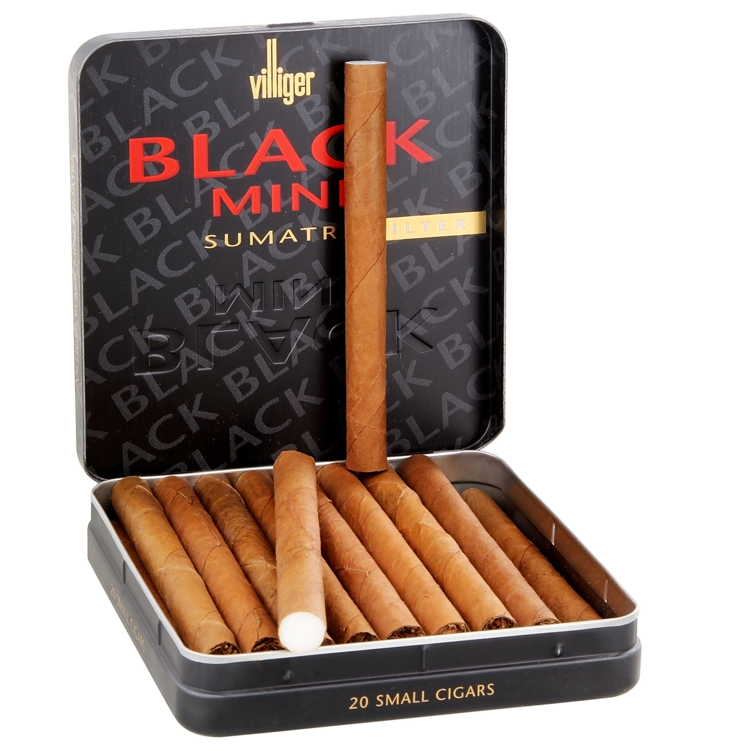  Villiger Black Mini Sumatra Filter 