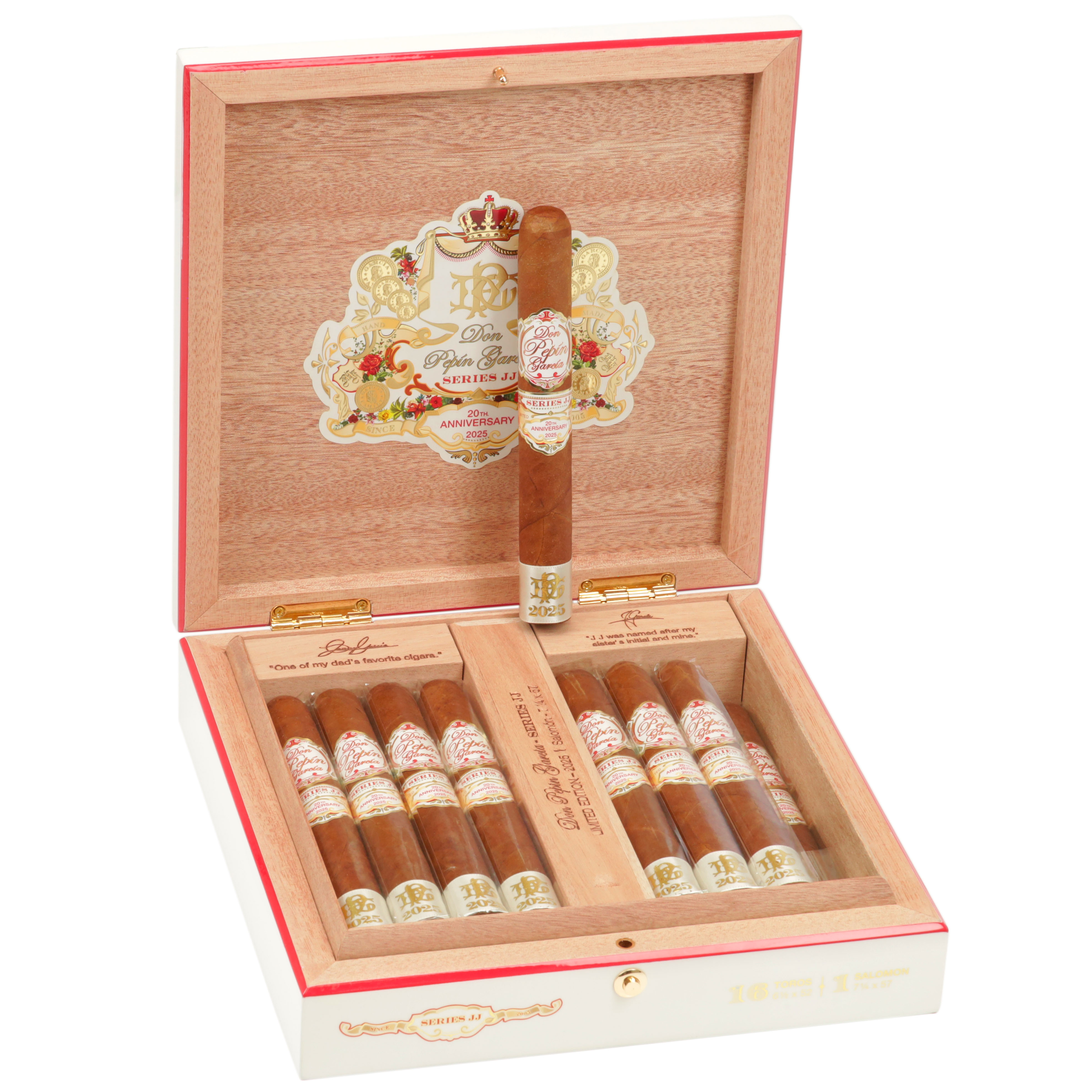    SET 17 My Father Don Pepin Garcia Serie JJ 20th Anniversary Sampler of 17 cigars