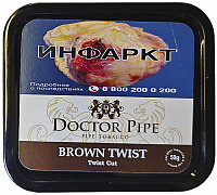   Doctor Pipe Twist Brown Twist Cut 50  