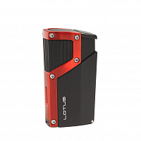 Зажигалка Lotus CZAR Black Matte & Red LBL140020