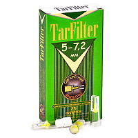 Фильтр мундштук для сигарет TarFilter 5 - 7,2 мм Слим (25 шт.+5 адаптеров)