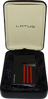 Зажигалка Lotus Orion Black Matte & Red L5200