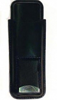 Чехол LCG2/BLK на 2 сигары (черный) с гильотиной.