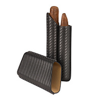   2  Lotus Cigar Case LCC62-CF Carbon Fiber 62RG