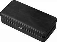   3   Cigar Leather Case LCFC/BLK